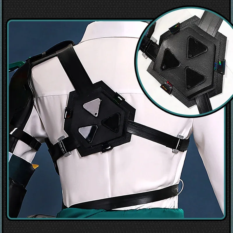 Zenless Zone Zero أزياء Harumasa التأثيرية شعر مستعار عقال المختنق قفازات zzz زي حفلة الهالوين كرنفال ملابس الرجال والنساء