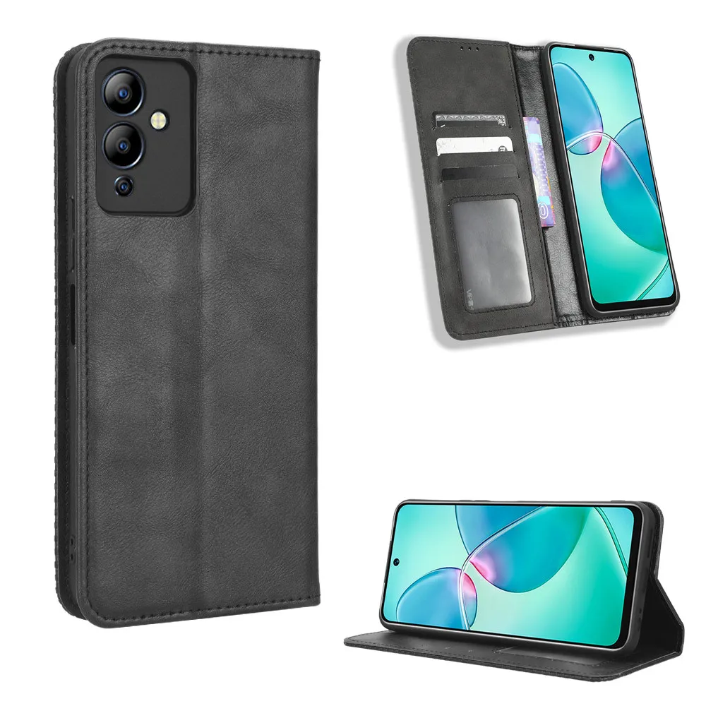 For Infinix Note 12i Case Luxury Flip PU Leather Wallet Magnetic Adsorption Case For Infinix Note 12i 12 i Note12i Phone Bags