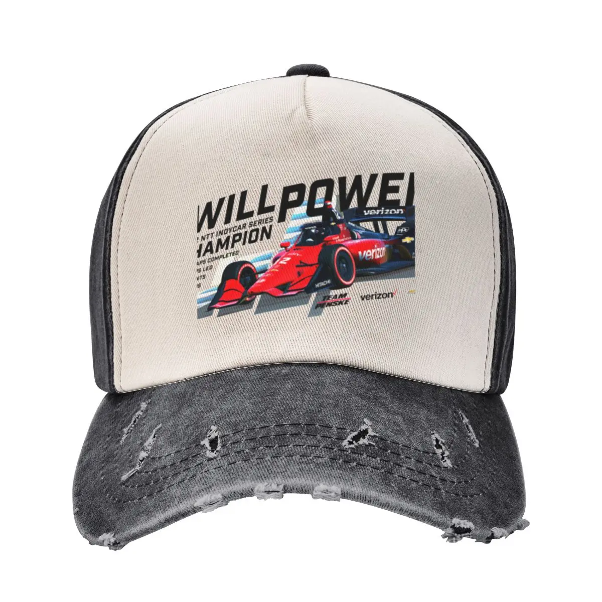 Will Power 2022 Champion (black text) Baseball Cap Luxury Hat Ball Cap Uv Protection Solar Hat dad hat Men Women's