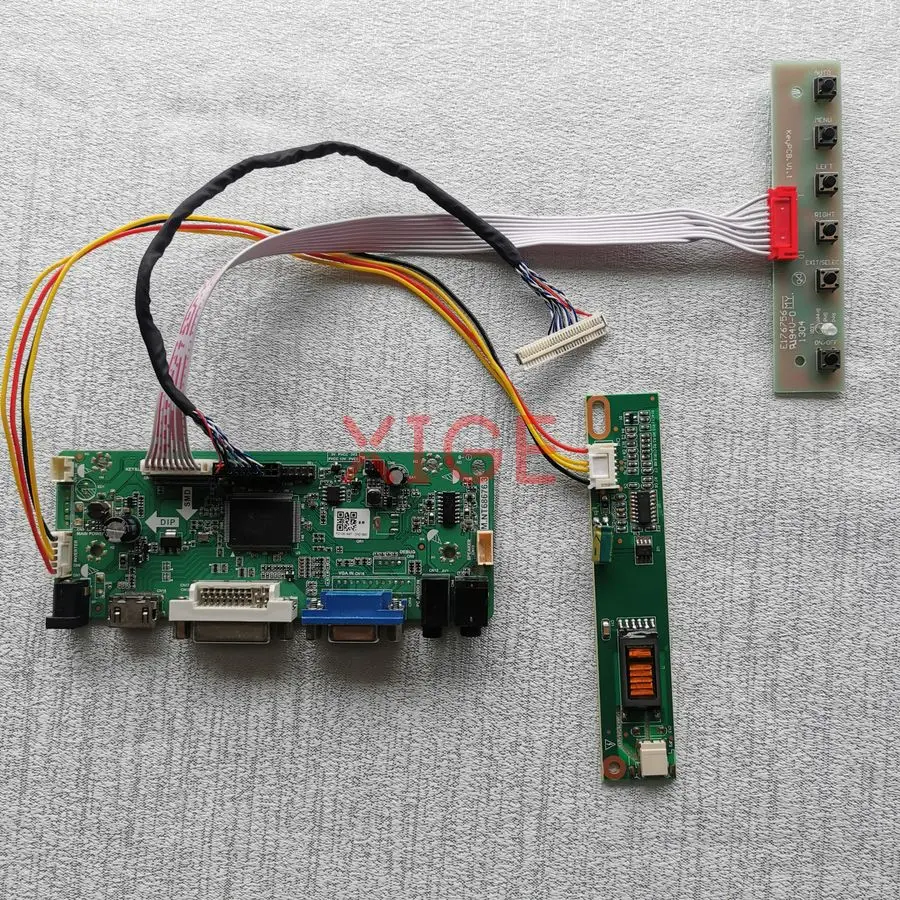 

For LTN141AT13 LTN141AT03 LTN141AT07 LTN141AT02 Matrix Controller Board DIY Kit 1280*800 LVDS-30Pin 1280x800 HDMI+DVI+VGA 1-CCFL