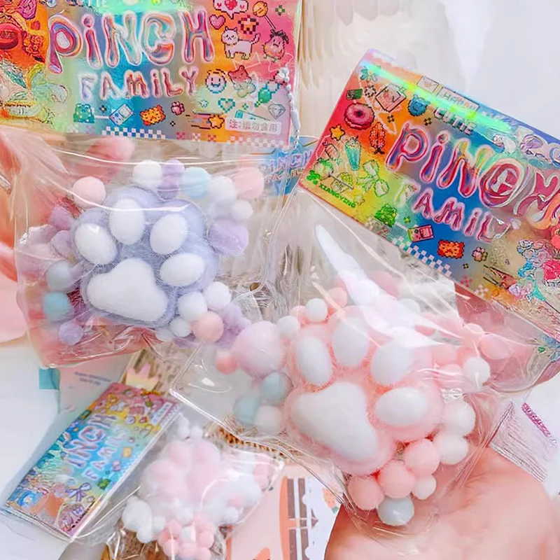 جديد الكرتون Kawaii القط باو ضغط اللعب انتعاش بطيء الضغط لعبة تقليل الضغط الضغط الاطفال لعبة للأطفال لعبة الحسية #1