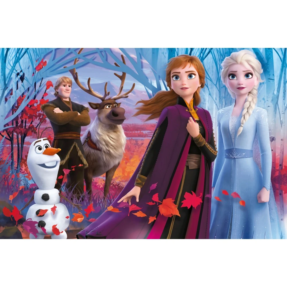 Disney Frozen Princess Anna Elsa Girl Birthday Party Decoration Background Photography Baby Photo Photography Studio Supplies