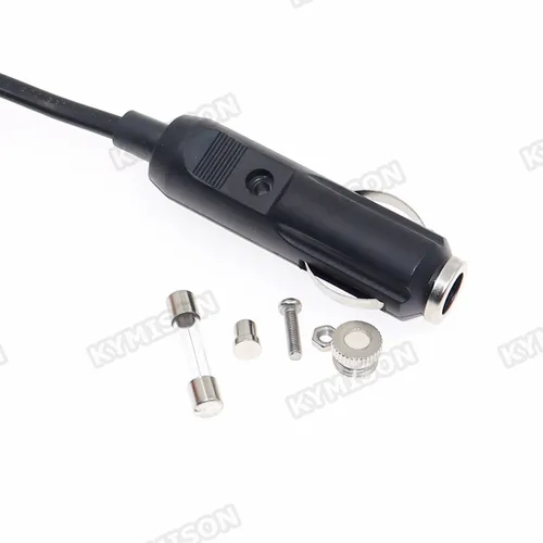 Imagen 2 del producto Cable de repuesto de carga para refrigerador de coche, Cable de alimentación de extensión para calentador de refrigerador, 15a