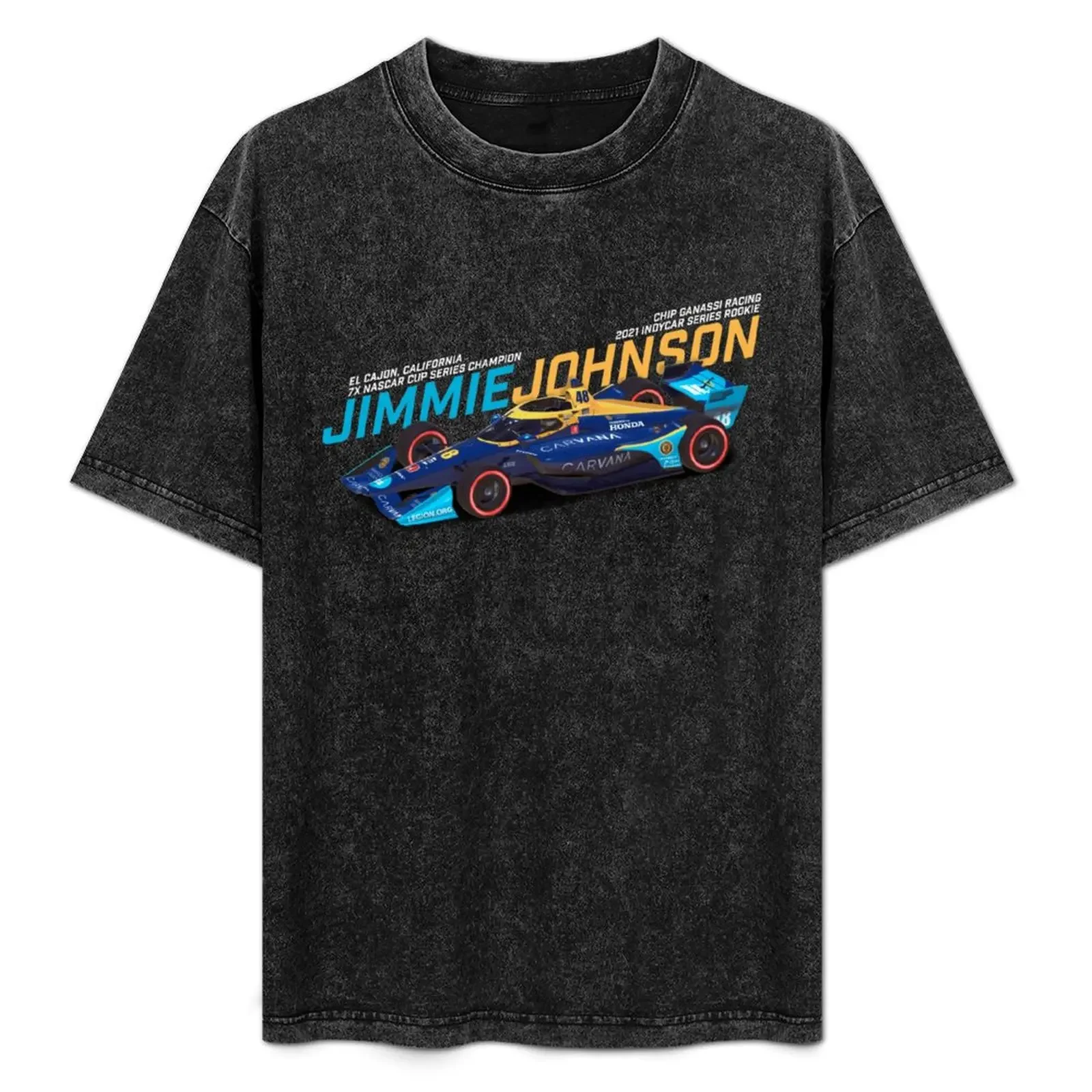 

Jimmie Johnson 2021 (color) T-Shirt baggy shirts plus size tops tees heavyweight t shirts for men