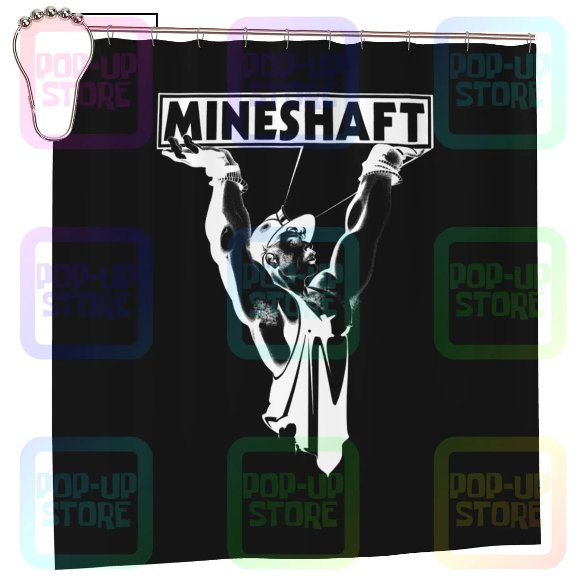 Mineshaft Gay Club Lgbt Nyc Freddie Mercury Pride Hipster 448B Shower Curtain Bathroom Curtain Fashion No Fading