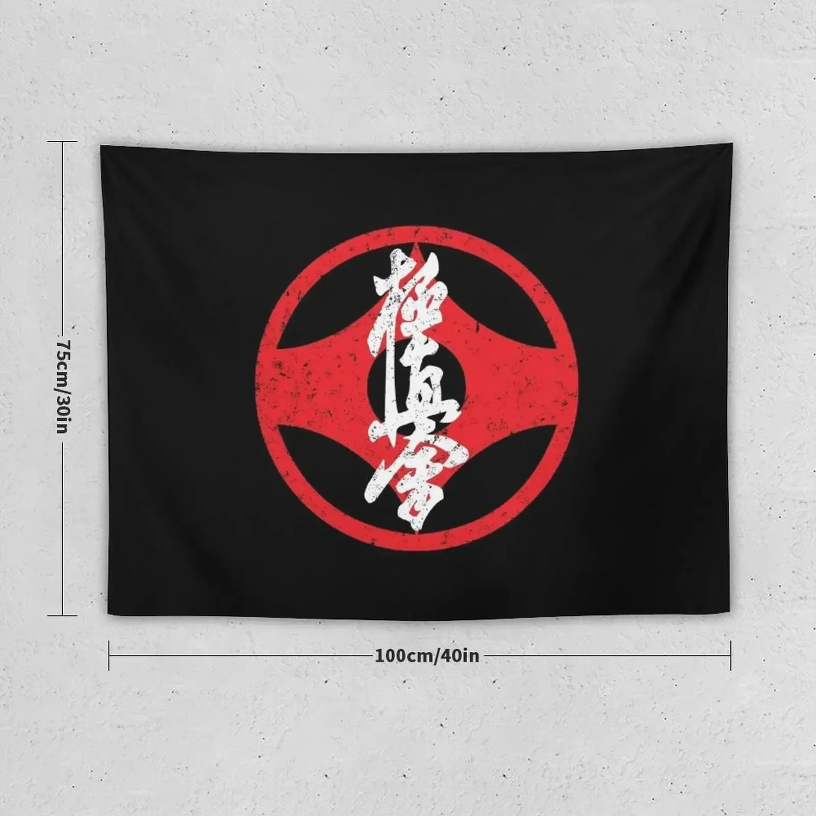 Kyokushin Kaikan Karate Symbol Kyokushinkai Dojo Tapestry Room Decorations Aesthetics Home Decorations Aesthetic Tapestry