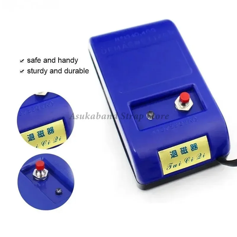 Professional Watch Tool Mechanical Watch Demagnetizer Corrects Time Speed Watch Demagnetization Watch Repair Tools EU Plug NEMA