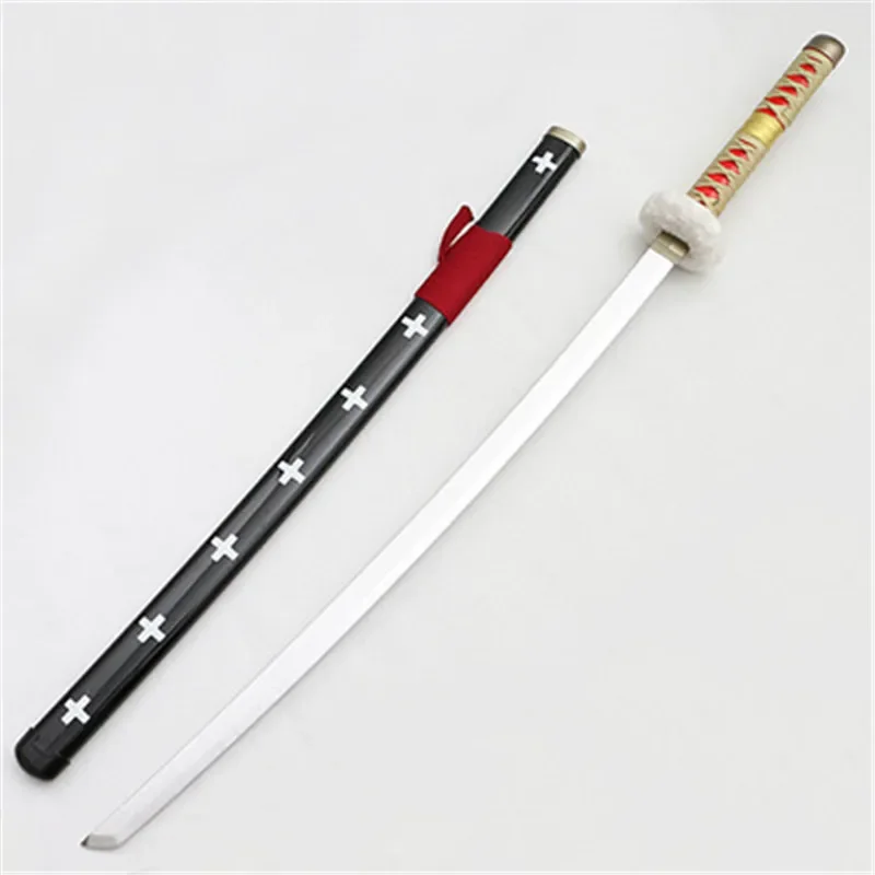 Cosplay Trafalgar D Water Law Ghost Cry Wood Sword Katana Role Playing 3 Style Trafalgar Law Wood Weapon Prop 104cm