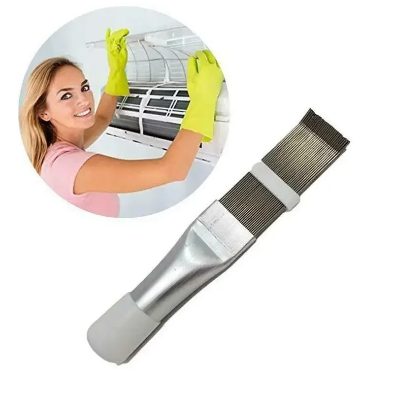 

Comb Stainless Steel Fin Comb Brush for Air Conditioner Blade Cooling Straightening Cleaning Tool Repair Tools