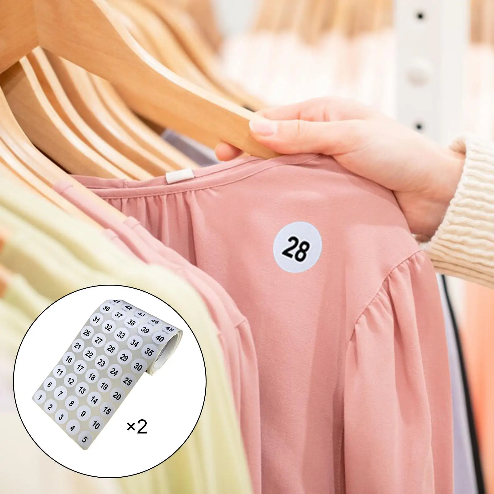 2 Vellen Nummer Stickers Zelf 1 Tot 100 Ronde Labels Voor Kantoordecoratie