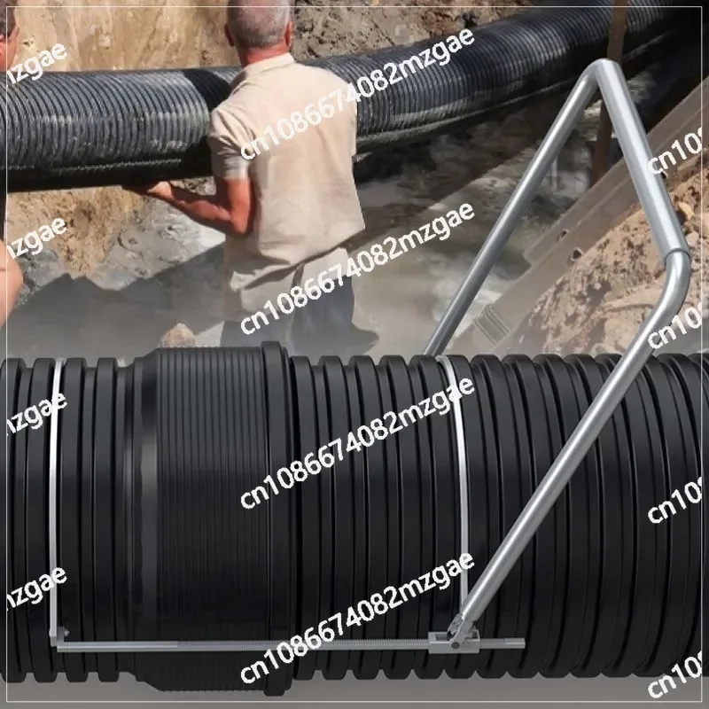 

200-600HDPE Гофрированная труба с двойными стенками Инструменты для установки Ручной натяжитель Артефакт