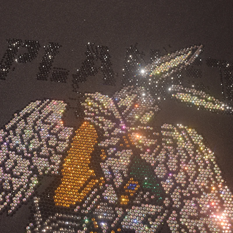 إكسسوارات كي حجر الراين عالية الجودة للقمصان والجينز والبلوزات