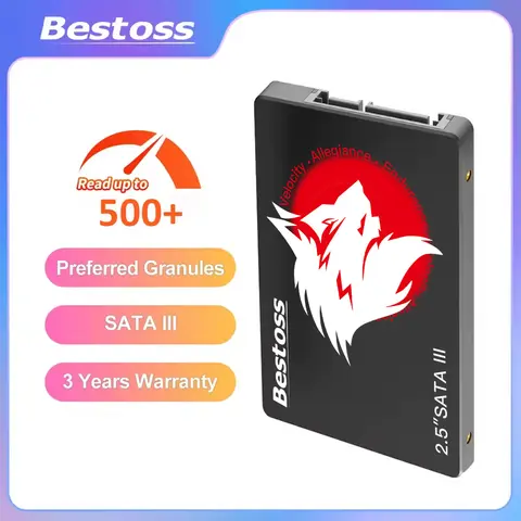 SSD Hdd 2.5 SATA3 disque dur SSD 120gb 240gb 1 to 512GB 128GB 256G 2 to 4 to disque dur interne à semi-conducteurs pour ordinateur portable Bestoss