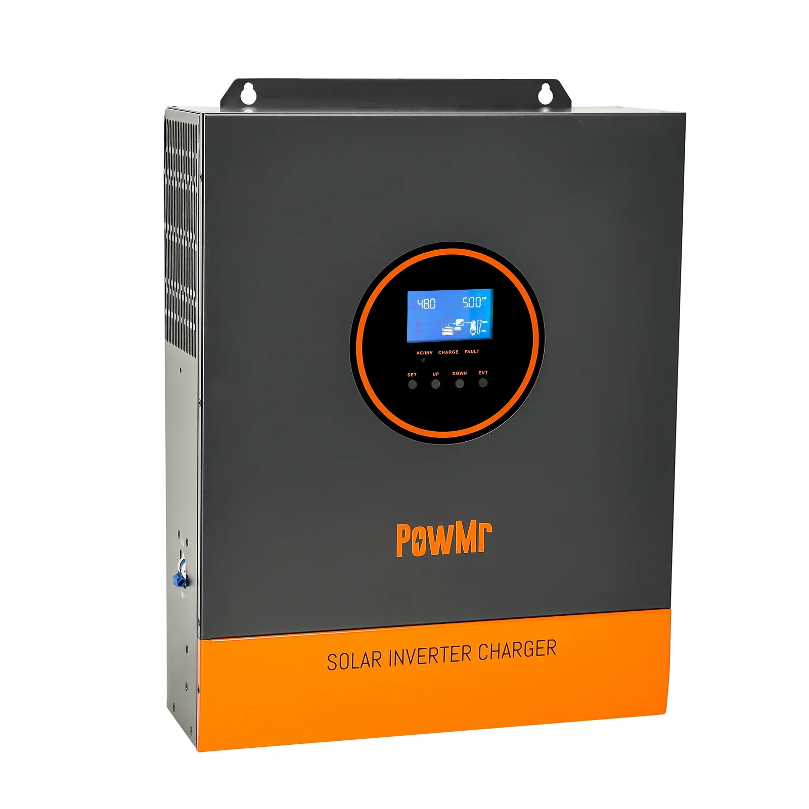 PowMr High Efficiency 5KW 48Vdc 110/120Vac Single Phase Solar Inverter MPPT Hybrid Solar Inverter For Solar System