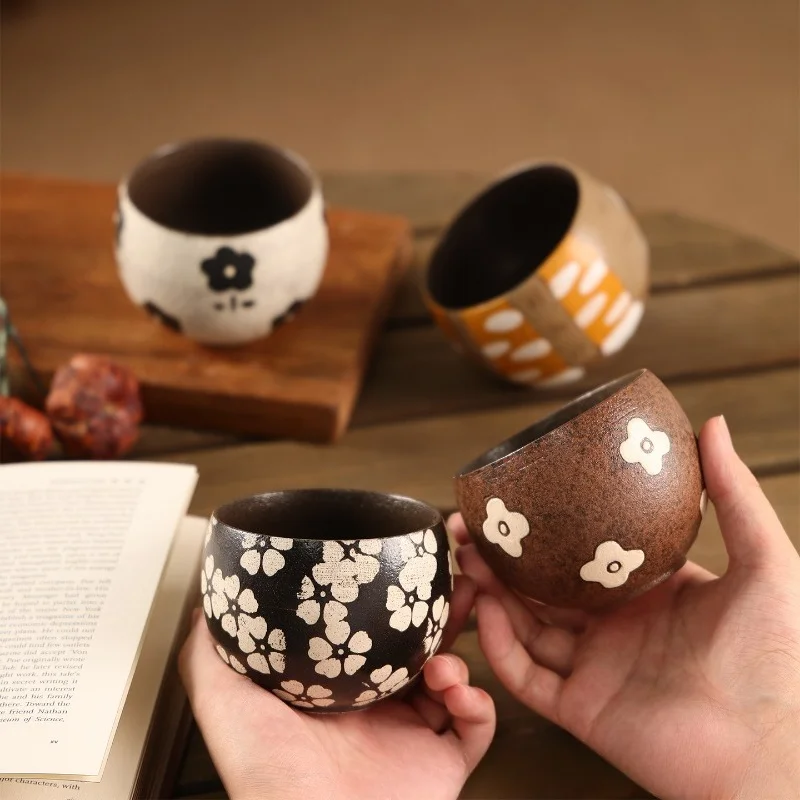 Fine Premium Elegant Handpainted Jingdezhen Porcelain Vintage Latte Art Coffee Mug Saucer Sets Zisha Cup Home Office Table Gifts