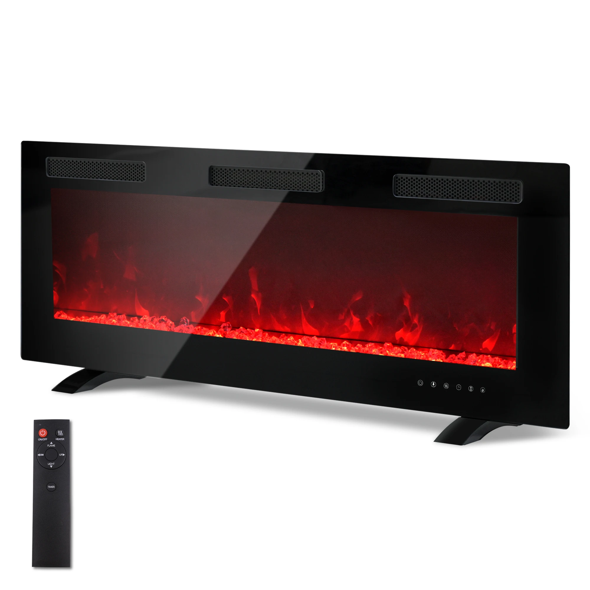 

WFP 50 Inch Recessed and Wall Mounted Electric Fireplace Heater