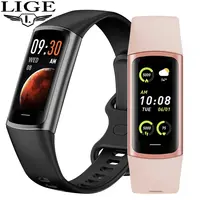 LIGE-reloj inteligente para hombre y mujer, accesorio de pulsera resistente al agua con control de la temperatura y el oxígeno en sangre, complemento deportivo a la moda, novedad
