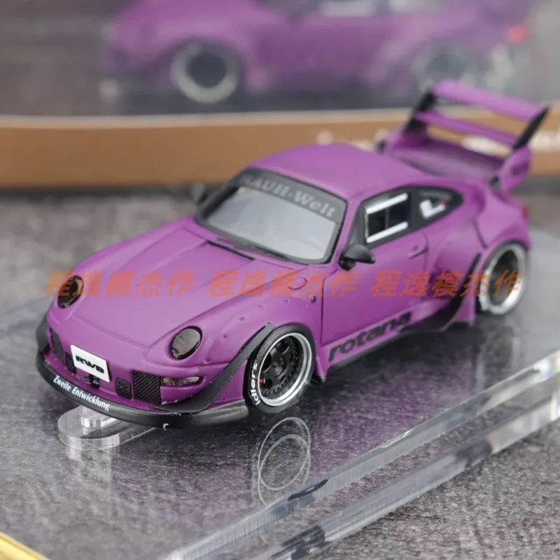 

IG 1:64 RWB 993 литая имитационная модель автомобиля из смолы, праздничная подарочная игрушка для мальчиков, коллекционное украшение для взрослых.