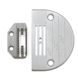 1set Geschikt voor middelgrote materialen Feed Dog & Naaldplaat # 20160LGW+ 149159   voor Singer JUKI Brother enkele naaldmachines