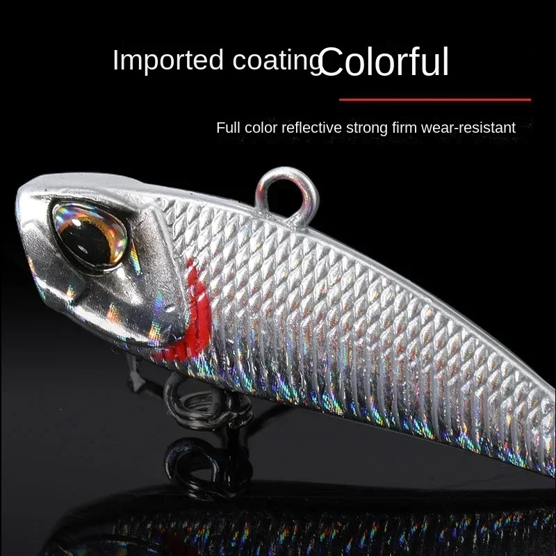 Metal VIB Spinner Bait Japan Original Wobbler Trolling Bait  Fishing Lure Rotating Tail Vibration Sequins Predator for Pike Bass