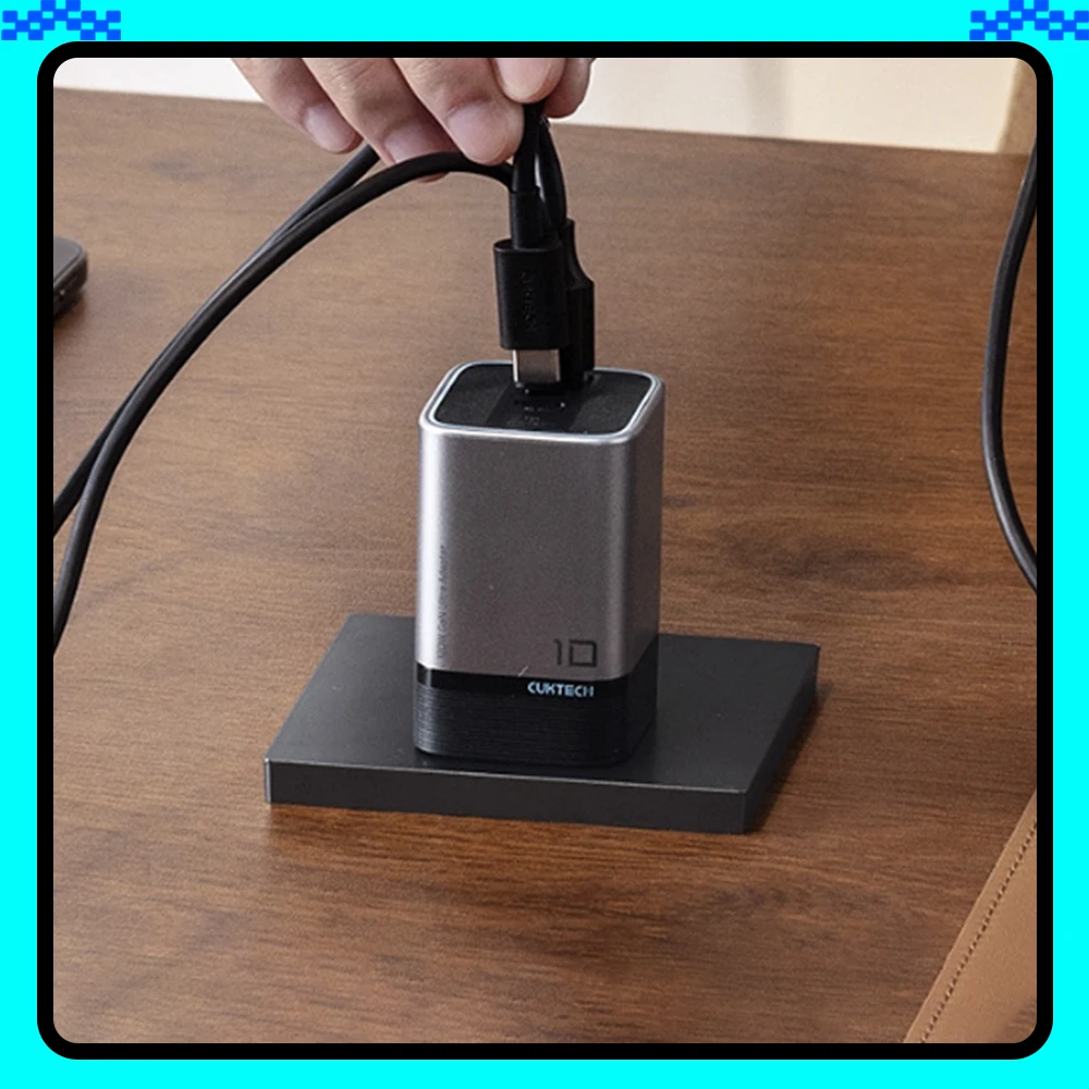 

CUKTECH 120 Вт 10 супер энергетическая зарядка мини-зарядное устройство из нитрида галлия многопортовая быстрая зарядка для Apple/Xiaomi/MacBook PD65W подарки