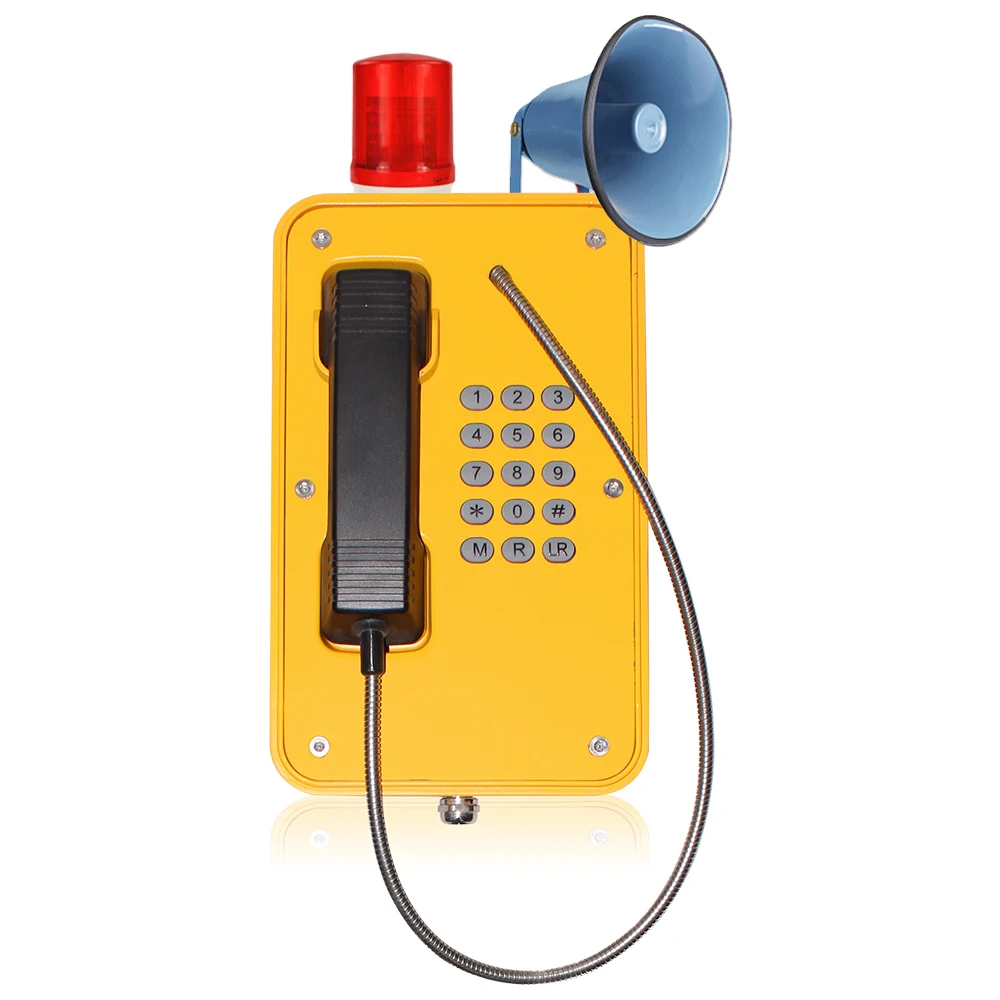 IP66 Vandal Resistant Emergency Telephone With Horn and Beacon