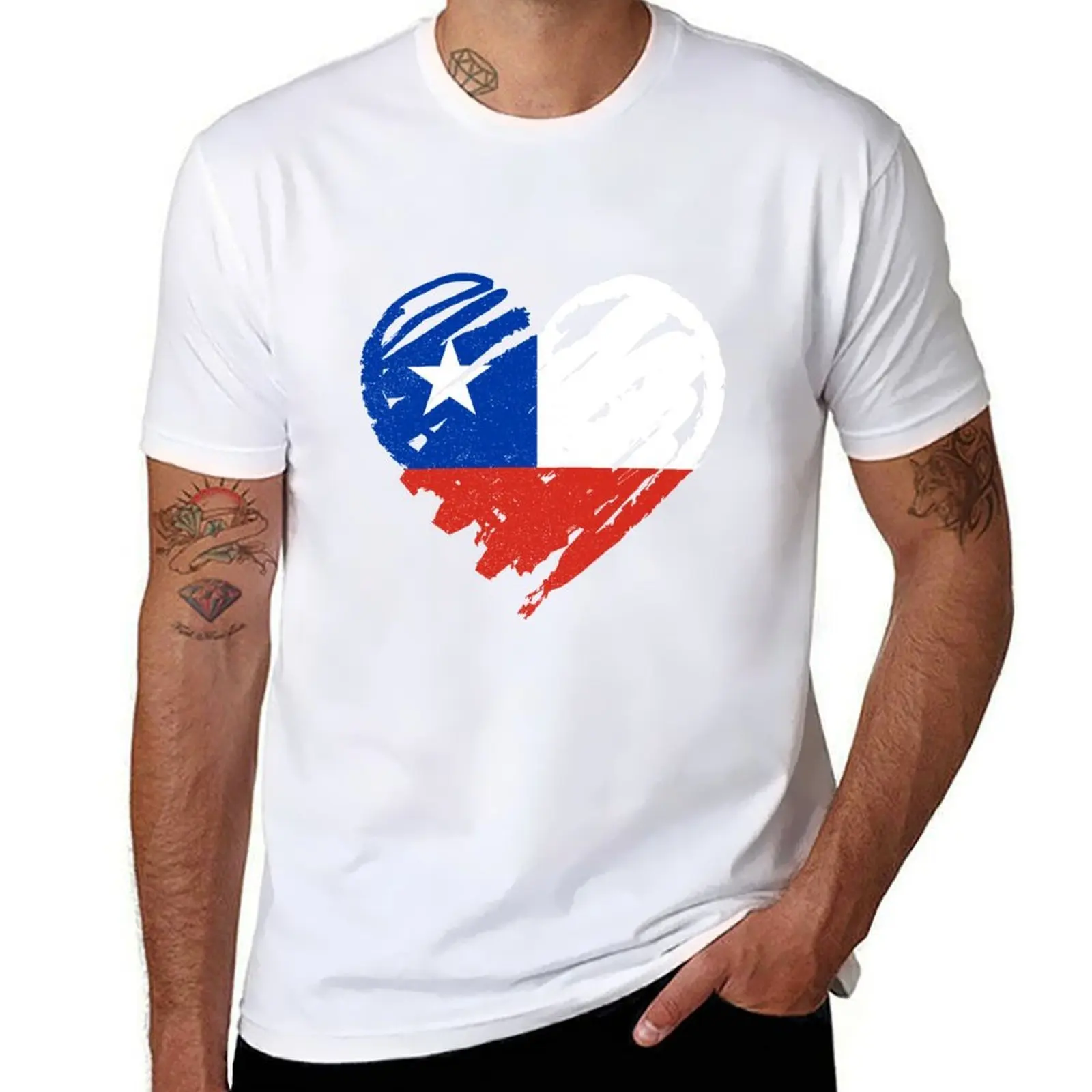 

I Love chile T-Shirt man t shirts for men printed t shirts for man T-Shirt