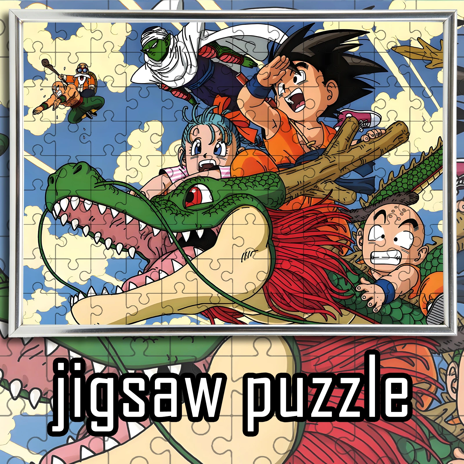 

Dragon Ball Goku & Friends On Shenron Puzzle Wooden Color Box 108/200/300/500/1000pcs