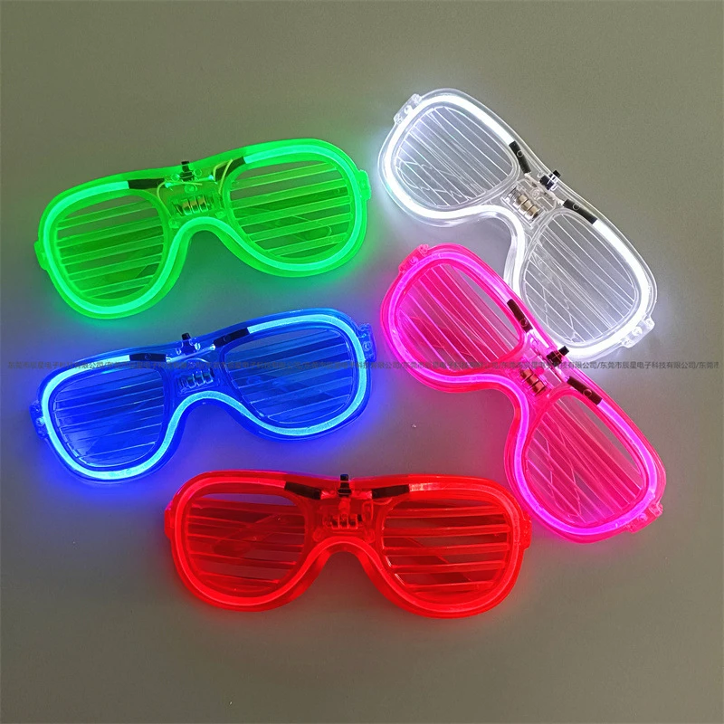5 stks mode bril carnaval nachtbril jongens meisjes decoratieve licht bril gloeiende zonnebril voor bruiloft