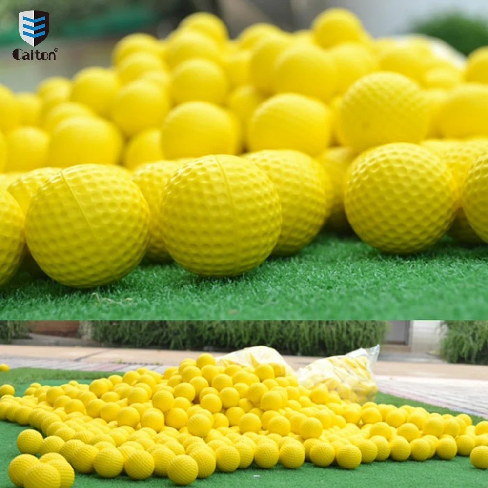 Caiton High-Quality PU Soft Practice Golf Balls, 12 Mixed Colors, Simulate Real Golf Ball Feel, Indoor and Outdoor Training