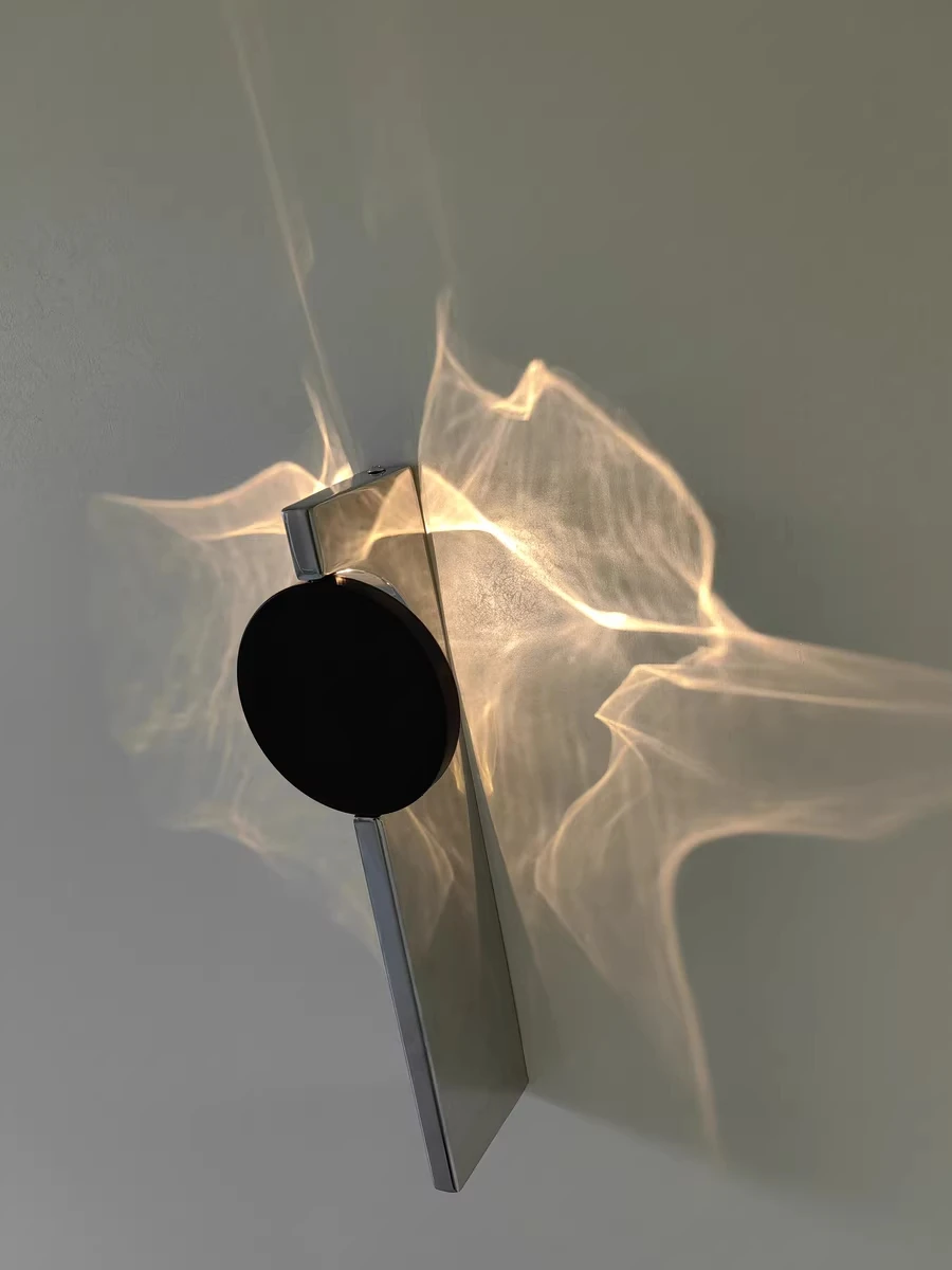 

Modern Creative Art Corrugated LED Wall Lamps Bedroom Bedside Shadow LED Wall Sconces Aisle Porch Corridor Atmosphere Wall Light