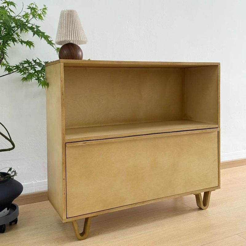 Birch Ocean Board Bedside Table Simple Modern Multifunctional Locker Storage Floor Cabinet