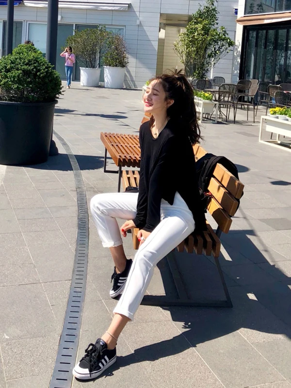 

Женские повседневные брюки с высокой талией, утягивающие, универсальные, модные, с контролем живота, из смесового полиэстера, удобные, дышащие