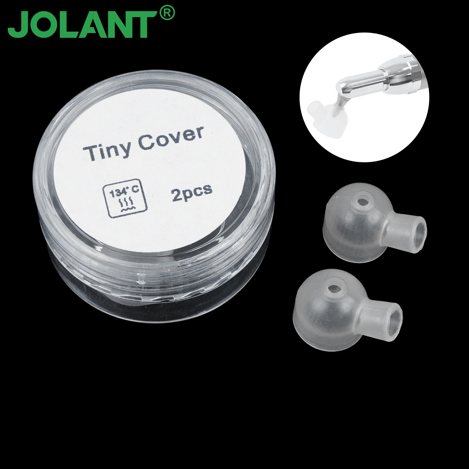 2pcs JOLANT Dental SandTrap Dental Tiny Cover for Aluminum Oxide Air Abrasion Micro Blaster Sandblaster Powder Dust Proof Cap