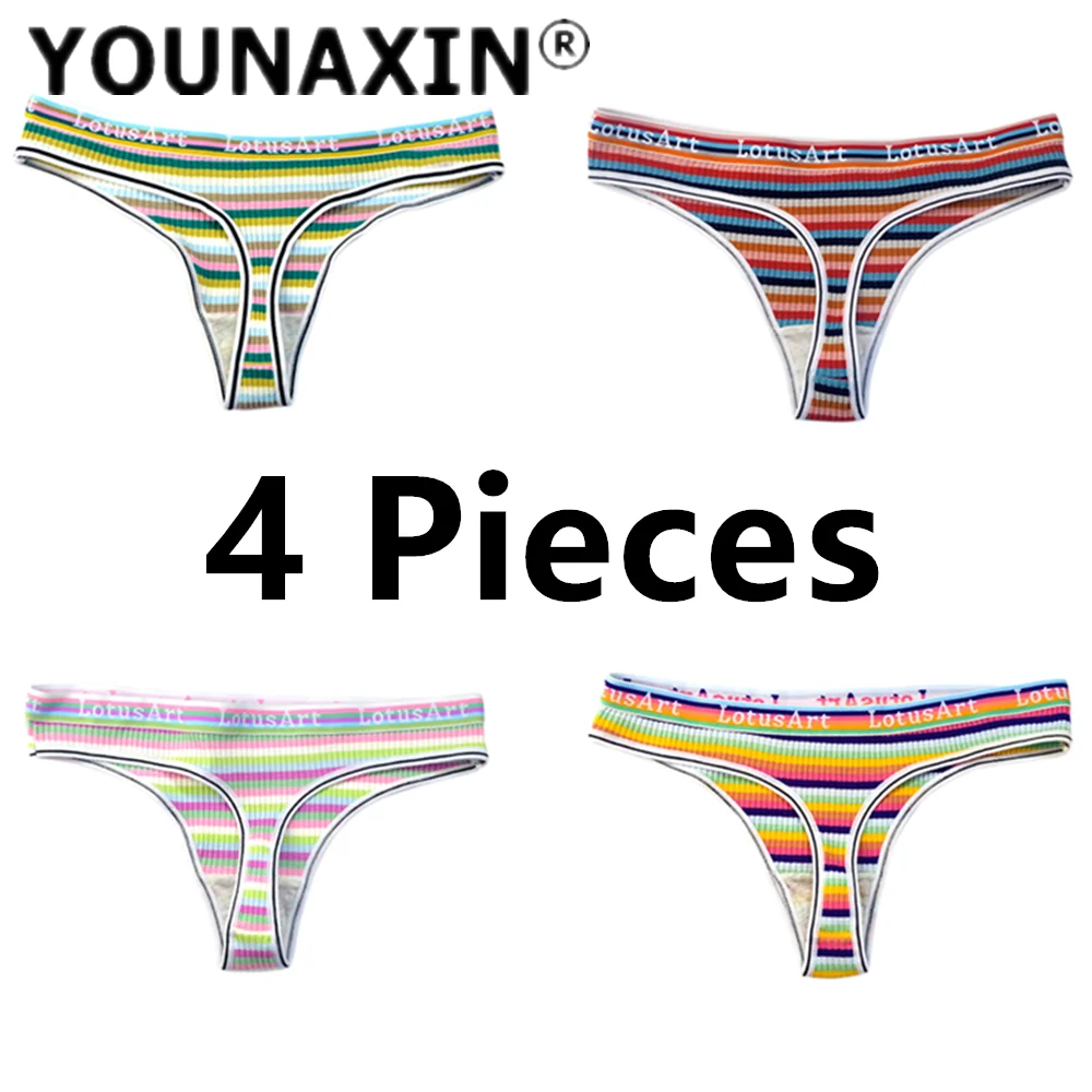 

4 Pack/Lot Women Cotton Underwear Briefs Lingerie Low-Rise Undies Sexy Girl Sports Lingerie Panties Undershorts M L XL 2XL