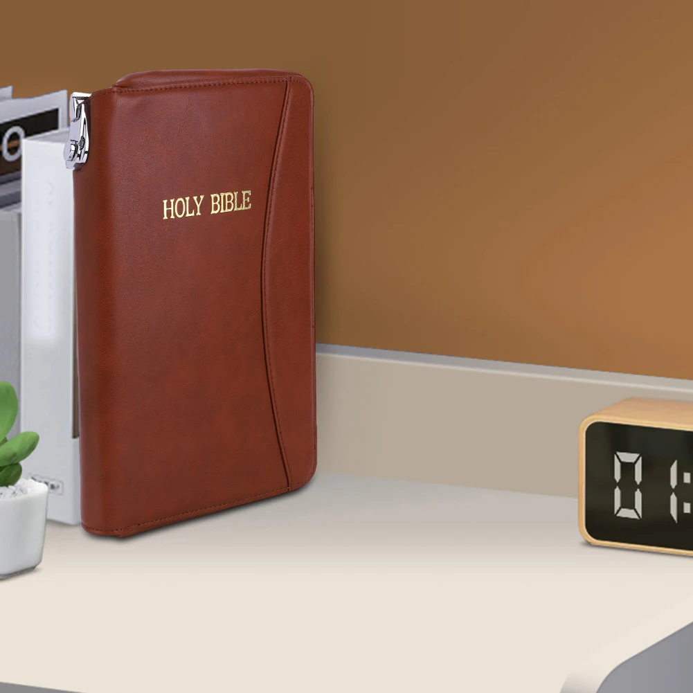 

Holy Bible Airsoft Soft Pistol Case for Glocks&Small Handguns Storage (Brown)