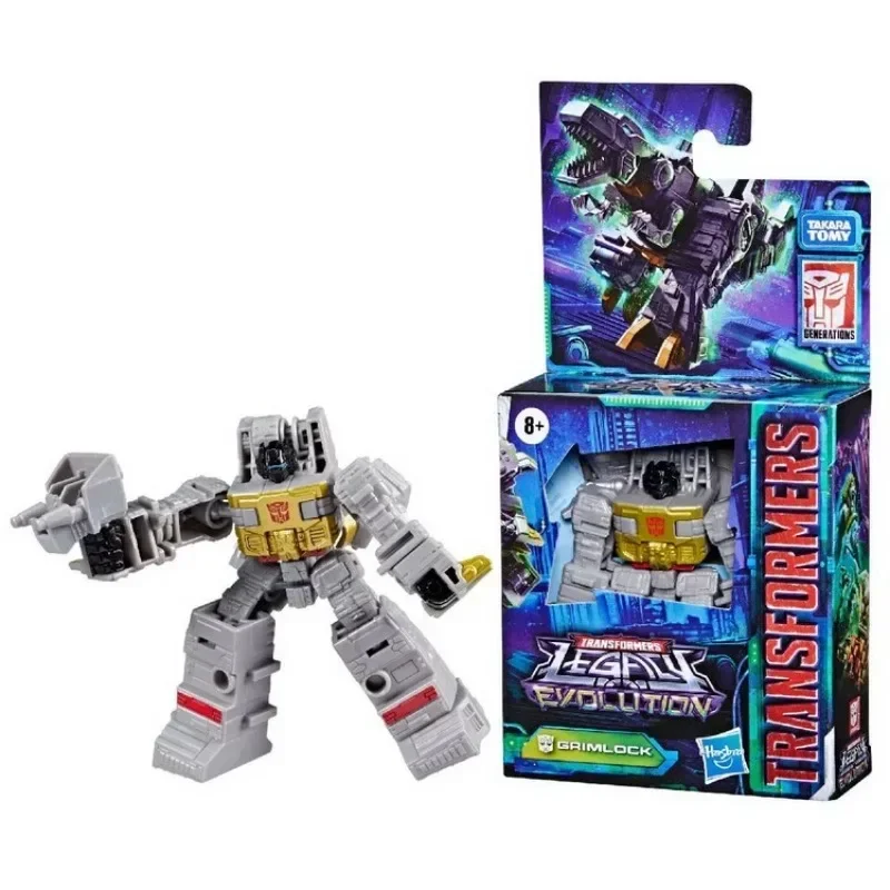 Takara Tomy Hasbro Transformers Grimlock figura de acción juguete Robot adornos figura juguetes Regalo de Cumpleaños 8cm