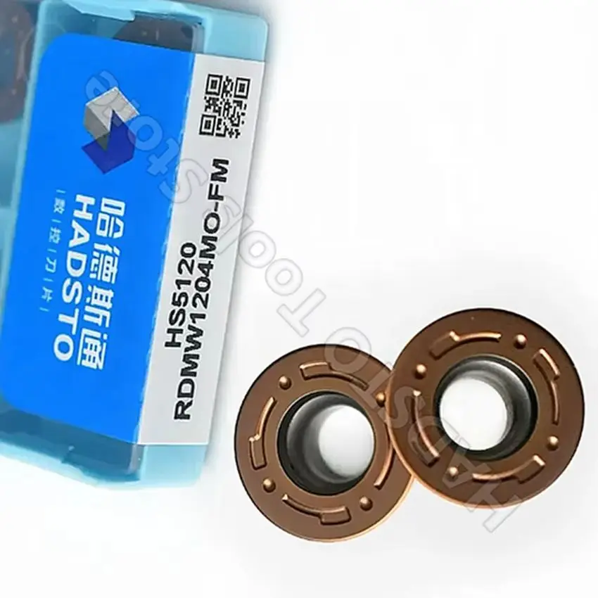 

RDMW1204MO-FM HS5120/RDMW1204MO-FM HS5130/RDMW1204MO-FM HS5210 RDMW1204MO-FM R5 RDMW HADSTO CNC carbide inserts Milling inserts