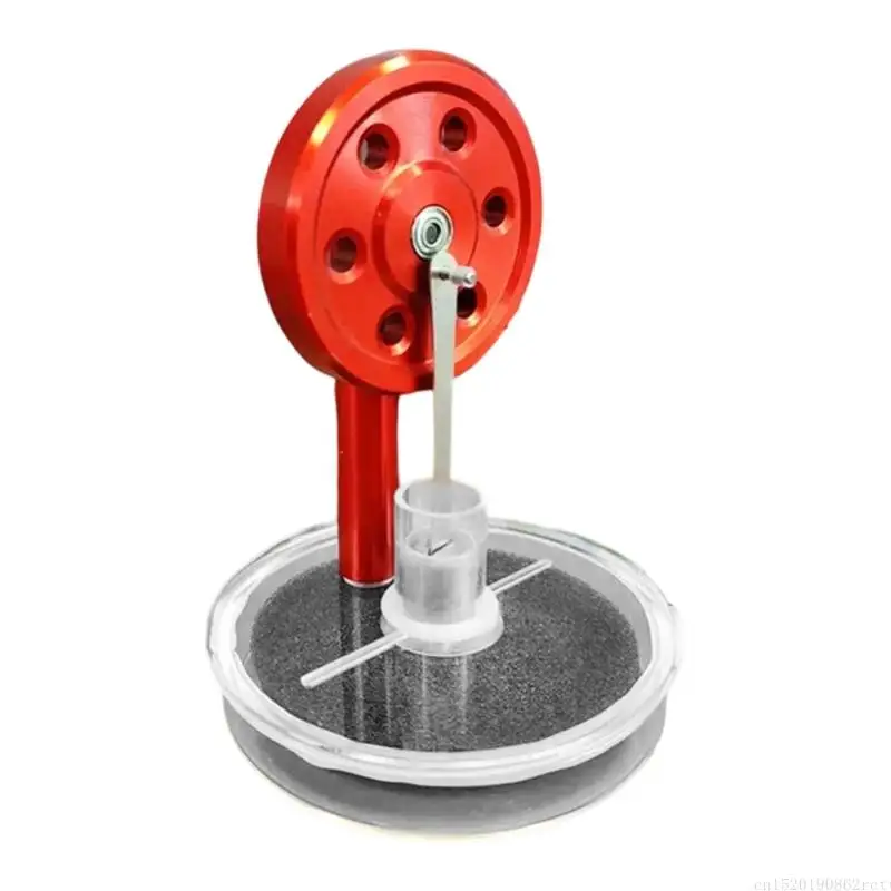 D5BB Smooth Running Stirling Engine Model With Mirror Stainless Steel Base