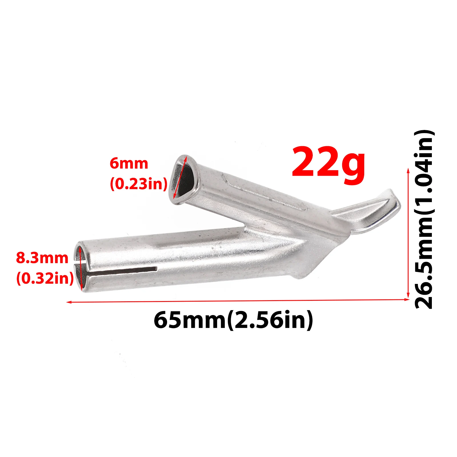 لحام الفم الفم مثلث فوهة لحام معدنية غير مستخدمة لحام التوافق 1 قطعة 5 مواصفات سطوع الضوء #4