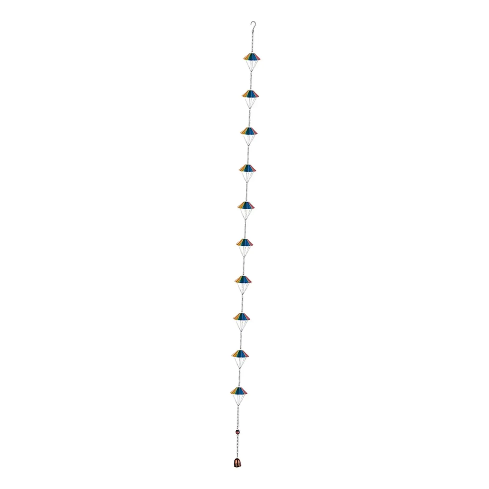 

9.6ft Iron Outside Rain Chain Multifunctional Handmade Rainwater Diverter