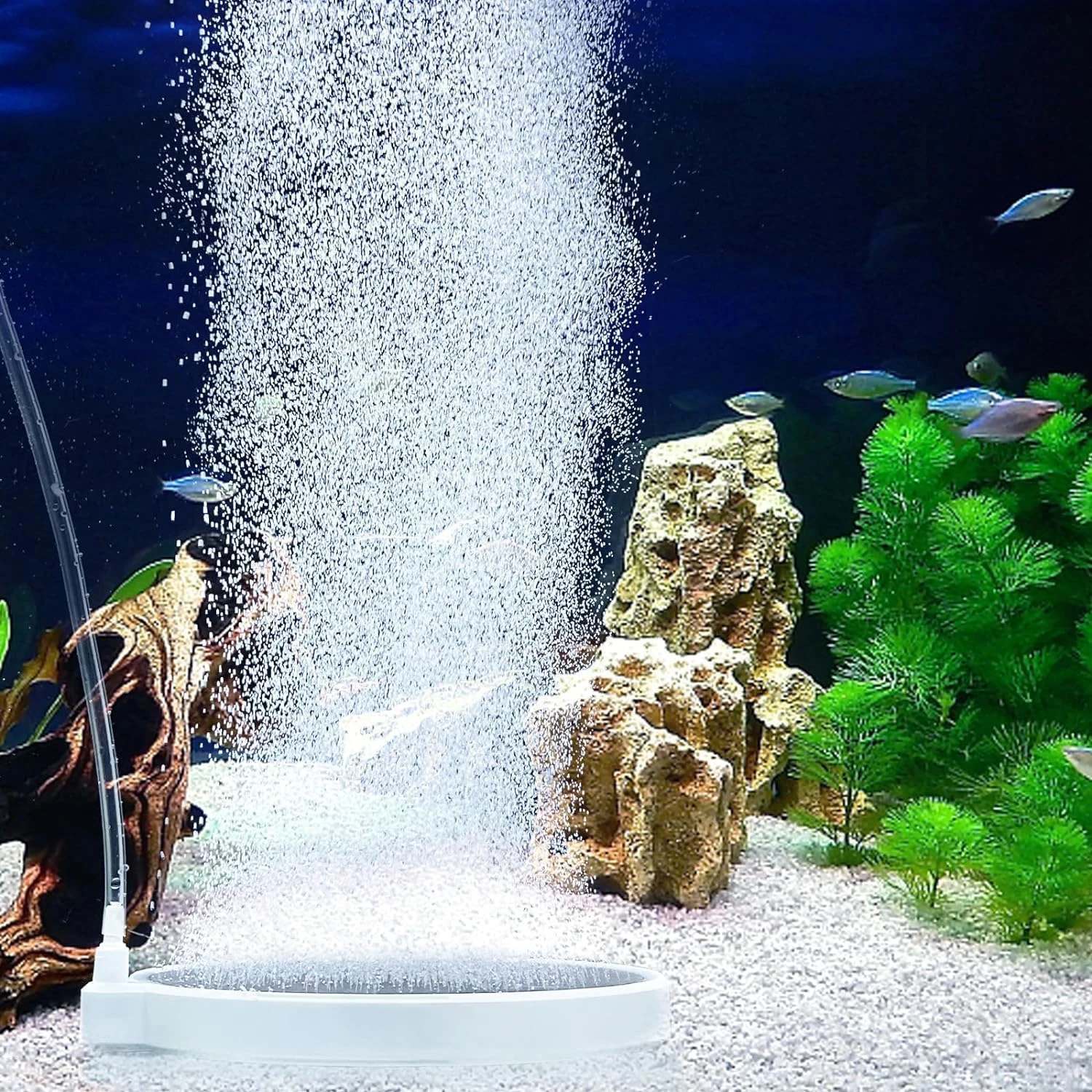 1Pc Fish Tank Low-Pressure Nano Bubble Disc Oxygenation Disc Atomization Disc Bubble Stone Air Stone