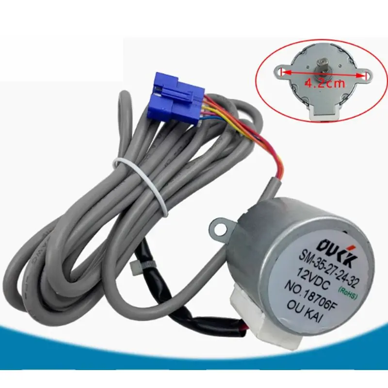 SM-35-27-24-32 DC12V Per parti di riparazione della ventilazione oscillante del motore passo-passo dell'aria condizionata Midea