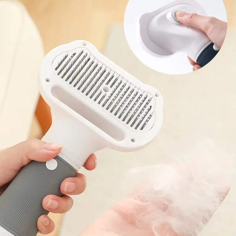 

2 in 1 Pet Dog Hair Dryer and Comb Brush Grooming Hot Air Dryer and Cleaning Comb Chargeable Plastic Product