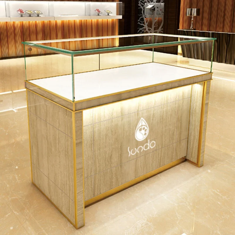 custom，SUNDO Boutique display cabinet and used glass showcases and display cases for jewelry showcase smoke shop display