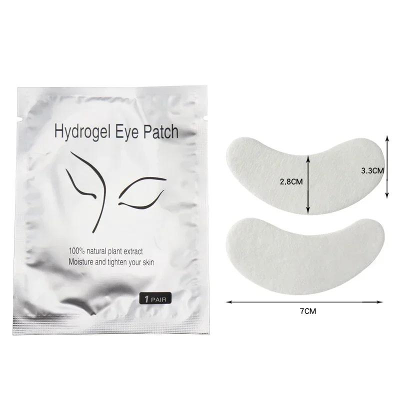 50 Pairs Eyelash Under Eye Patches Eye Pad Isolation Remove Hydrogel Eye Patch Sticker Gasket Eyelash Extension Makeup Tools