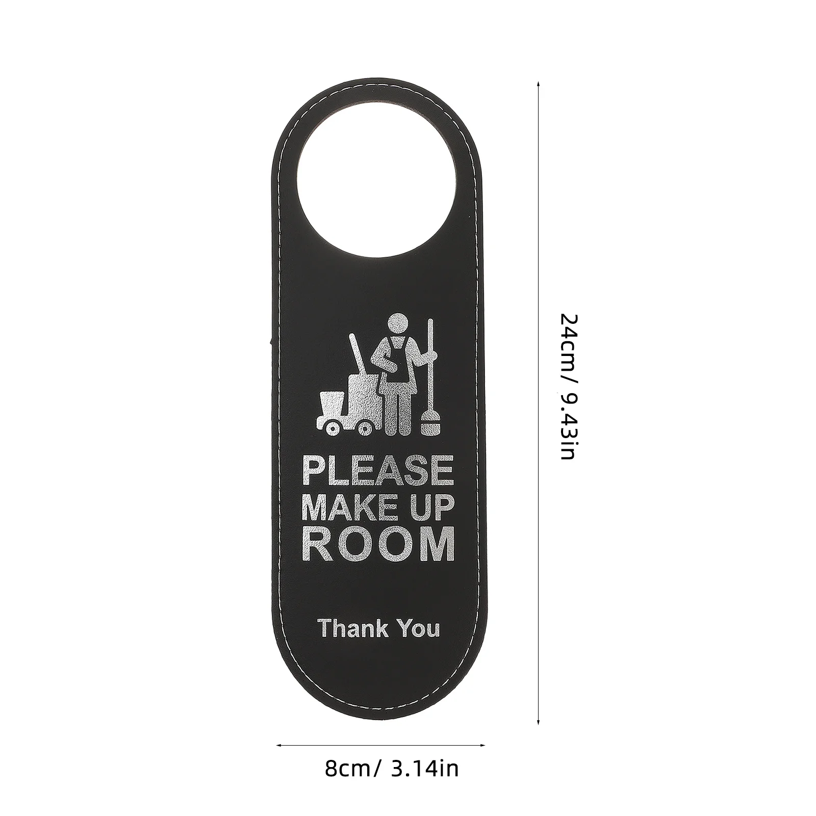 4Pcs Door Knob Hanger Clear Print Double Side Door Tag for Hotel Room Use Do Not Disturb Privacy Sign Compact and Convenient