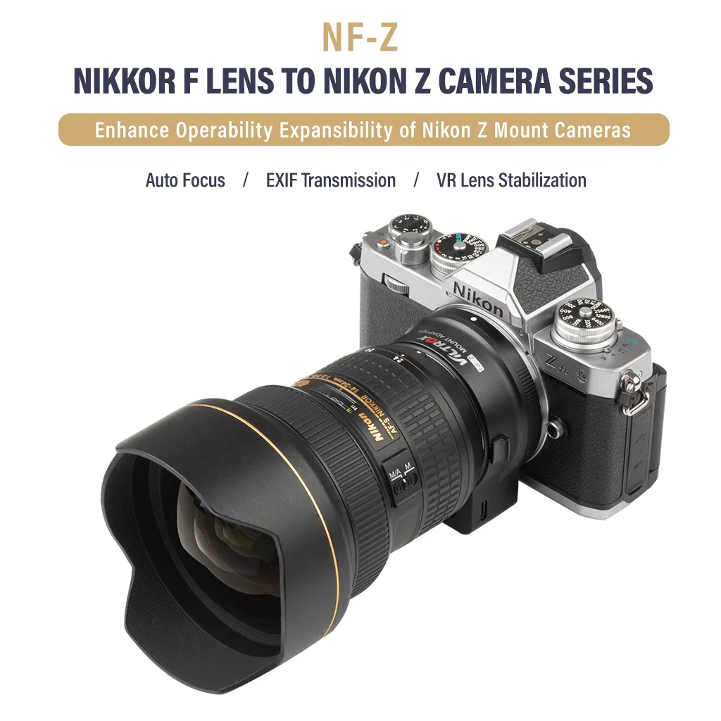 

IN STOCK VILTROX NF-Z to for Nikon Z Camera Mount Adapter Auto Focus Full Frame Lens Adapter Nikon Z6II Z7 Z50 Z30 Z9 ZFC