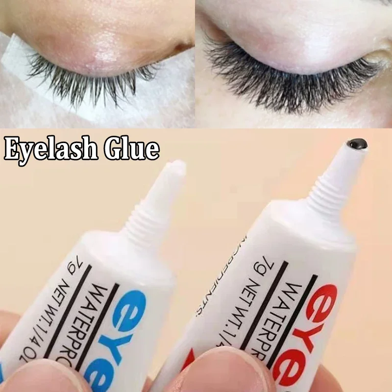 7g Eyelash Extensions Glue Black Waterproof Quick Drying Lasting Adhesive for Semi-Permanent Graft Eyelashes Glue Makeup Tools