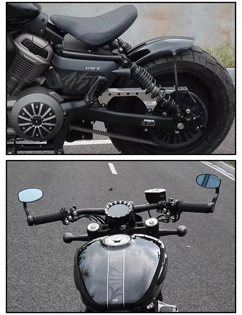 

For Benda Chinchilla 450 500 Bobber Custom Solo Seat Cushion, Waterproof Durable Single Seat Accessories